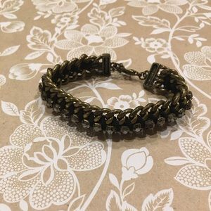 Bronze Bejeweled Bracelet